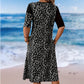 🌸【S-2XL】Femei Patchwork Vintage imprimate bumbac lenjerie rochie