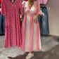 👗 Rochie cu imprimeu și decolteu în V pentru femei