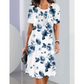 👗 Rochie tipărită casual pentru femei