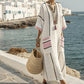 👗 Femeii vrac V-Neck Kaftan rochie lungă