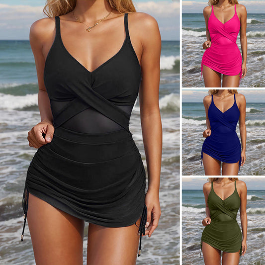 Costum de baie sexy din plasă