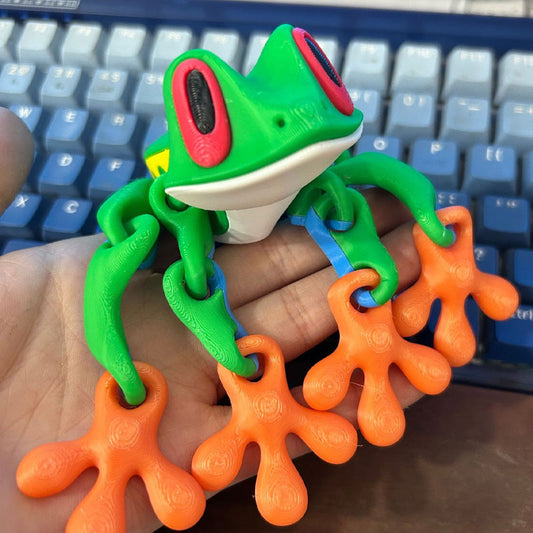 🐸 Broască magnetică 3D flexibilă – decorațiune birou, frigider și cadou adorabil! ✨