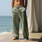 Pantaloni casual largi cu picior drept pentru bărbați