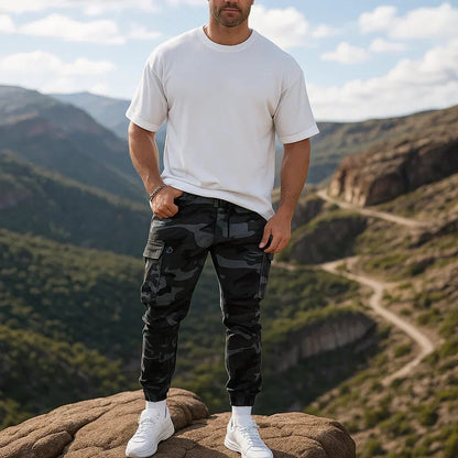 🛠️ 👖 Pantaloni de lucru tactici durabili - multe buzunare funcționale, perfecți pentru munca în aer liber 🌲