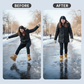 ❄️Aderență puternică pe gheață și zăpadă - Aderență universală pe gheață cu 5 dinți👢🧊