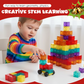 🧩 50% REDUCERE ACUM! ⚡ Set de cuburi magnetice pentru copii – Jucărie STEM distractivă, magneți puternici, material sigur, stimulează imaginația și abilitățile practice 🎈