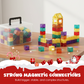 🧩 50% REDUCERE ACUM! ⚡ Set de cuburi magnetice pentru copii – Jucărie STEM distractivă, magneți puternici, material sigur, stimulează imaginația și abilitățile practice 🎈