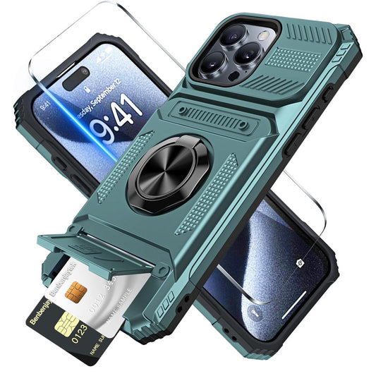 Mágneses gyűrűtartó védőtok iPhone-hoz