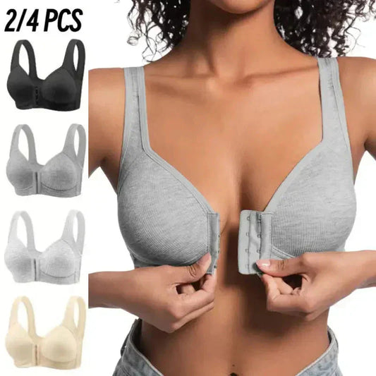 💕Sutien fără fir cu închidere frontală ușor de pus🔥