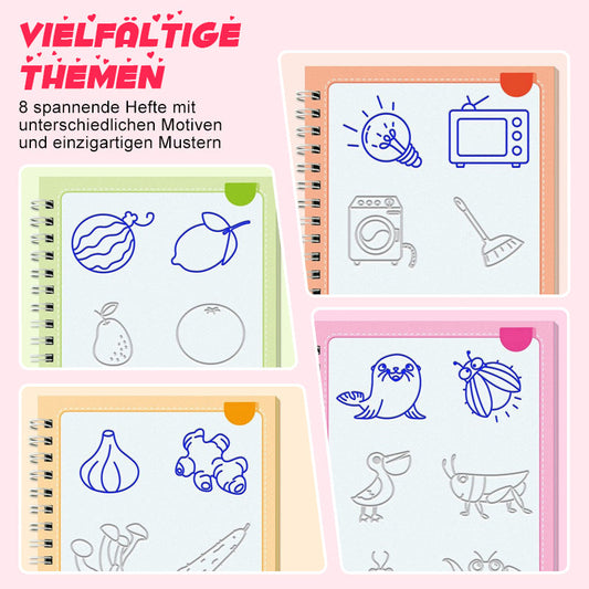 🧸Carte magică de desene pe bază de apă | Joc creativ repetabil pentru copii🎨