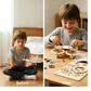 ✈️ Kit dronă din lemn pentru copii – jucării STEM, DIY și zbor | Jucării educaționale🧩🧠🎁