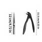 ✂️ Design perfect curbat | Mașini de tăiat unghii din oțel inoxidabil | Prindere fără efort pentru seniori ✨