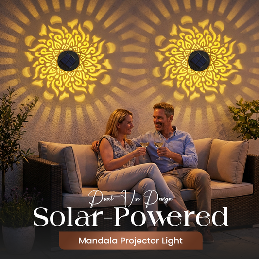 📢⏰Proiector de mandale cu energie solară