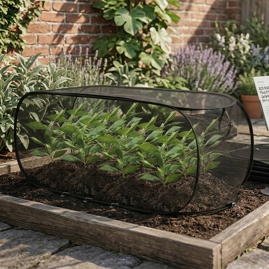 🌱 ✨ Plasă pliabilă pentru plante – Protejează plantele, respirabilă și ușor de instalat 🌿