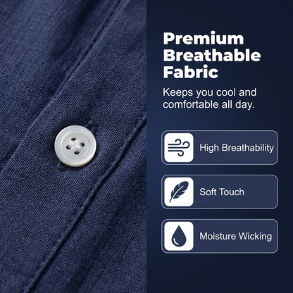 👔Treu henley casual de toamnă pentru bărbați
