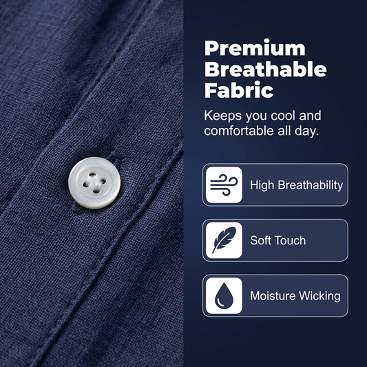 👔Treu henley casual de toamnă pentru bărbați