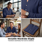👔Treu henley casual de toamnă pentru bărbați