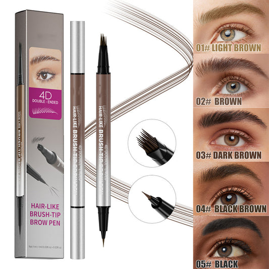 ✨️✨️Creion de sprâncene lichid rezistent la apă 2 în 1