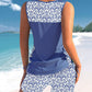 🏖️Reduceri de vară: 60% reducere🏝️🩱Set tankini pentru femei, cu efect de modelare a taliei și sutien încorporat – Costum de baie în stil boho care te avantajează, cu pantaloni scurți