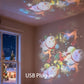 🌊✨ Proiector de Valuri Oceanice – Aurore Rotative, Lumină Reglabilă și Reîncărcabil (cu/opțional difuzor Bluetooth) – Decor de Vis pentru Dormitor! 🎁🌙