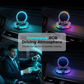 📱 Suport RGB pentru telefon auto ✅ Fixare automată și încărcare wireless | Conducere sigură cu o singură mână 🚗