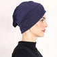 👒Cumpără 1 și primești 1 gratis!🌸 Turban elastic din mătase de lapte — confortabil, anti-alunecare, pentru păr și somn