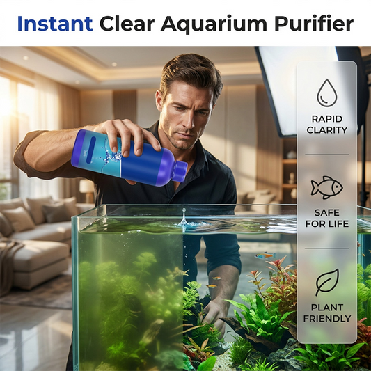🥳 Marea lichidare de stoc 2026 🐟💧 Produs pentru îndepărtarea rapidă a algelor – elimină instantaneu apa verde. 🌿✨