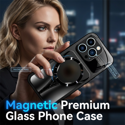 📱 Carcasă magnetică pentru telefon din sticlă securizată –compatibilă cu MagSafe ✨
