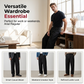Pantaloni de costum pentru bărbați, croială clasică, cu talie largă