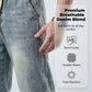 👖Pantaloni de blugi pentru bărbați, potriviți pentru toate anotimpurile, cu croi larg și cordon de strângere