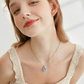 💎✨ Colier Elegant cu Picătură Albastră – O Notă de Raffinament pentru Ținuta Ta! 👗💙