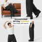 Pantaloni de costum pentru bărbați, croială lejeră, picior drept