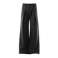 Pantaloni de costum pentru bărbați, croială lejeră, picior drept
