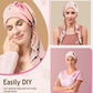 👒 REDUCERE DE 50% PENTRU O PERIOADĂ LIMITATĂ! ✨ Eșarfă turban pentru femei cu imprimeu floral, deja legată – moale, elastică, versatilă 🌸