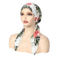 👒 REDUCERE DE 50% PENTRU O PERIOADĂ LIMITATĂ! ✨ Eșarfă turban pentru femei cu imprimeu floral, deja legată – moale, elastică, versatilă 🌸