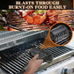 Vezeték nélküli elektromos barbecue grill tisztító kefe
