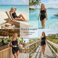 Costum de baie dintr-o singură piesă, cu plasă sexy și patchwork, pentru femei