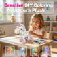 Set de jucărie de pluș „Unicorn de colorat” – fă-o singur🦄✨️