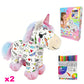 Set de jucărie de pluș „Unicorn de colorat” – fă-o singur🦄✨️