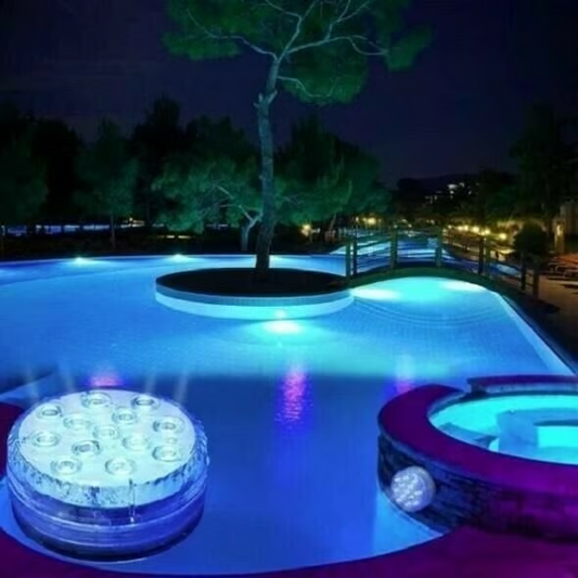 💥Iluminat LED subacvatic pentru piscină (telecomandă RF)