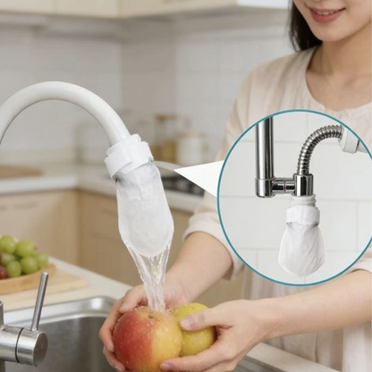 💧Filtru anti-stropire pentru robinetul de bucătărie | Reduce rugina și particulele • Ușor de instalat