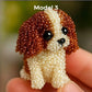 🎨🐶 Set de asamblare 3D cu mărgele colorate în formă de cățeluș – 50% REDUCERE! Mărgele colorate, design 3D, distracție creativă pentru mici și mari. 🔥✨