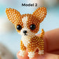 🎨🐶 Set de asamblare 3D cu mărgele colorate în formă de cățeluș – 50% REDUCERE! Mărgele colorate, design 3D, distracție creativă pentru mici și mari. 🔥✨