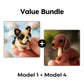 🎨🐶 Set de asamblare 3D cu mărgele colorate în formă de cățeluș – 50% REDUCERE! Mărgele colorate, design 3D, distracție creativă pentru mici și mari. 🔥✨