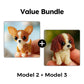 🎨🐶 Set de asamblare 3D cu mărgele colorate în formă de cățeluș – 50% REDUCERE! Mărgele colorate, design 3D, distracție creativă pentru mici și mari. 🔥✨