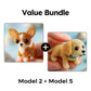 🎨🐶 Set de asamblare 3D cu mărgele colorate în formă de cățeluș – 50% REDUCERE! Mărgele colorate, design 3D, distracție creativă pentru mici și mari. 🔥✨