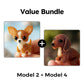 🎨🐶 Set de asamblare 3D cu mărgele colorate în formă de cățeluș – 50% REDUCERE! Mărgele colorate, design 3D, distracție creativă pentru mici și mari. 🔥✨