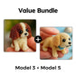🎨🐶 Set de asamblare 3D cu mărgele colorate în formă de cățeluș – 50% REDUCERE! Mărgele colorate, design 3D, distracție creativă pentru mici și mari. 🔥✨