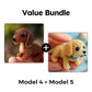 🎨🐶 Set de asamblare 3D cu mărgele colorate în formă de cățeluș – 50% REDUCERE! Mărgele colorate, design 3D, distracție creativă pentru mici și mari. 🔥✨