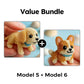 🎨🐶 Set de asamblare 3D cu mărgele colorate în formă de cățeluș – 50% REDUCERE! Mărgele colorate, design 3D, distracție creativă pentru mici și mari. 🔥✨
